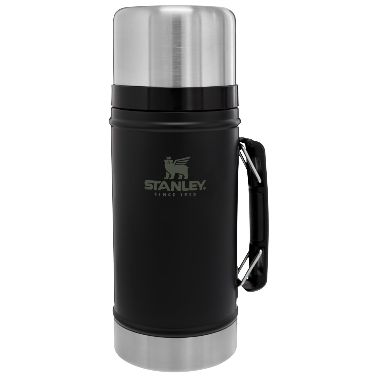 Stanley Classic Legendary Insulated Food Jar + Storage | 1 QT Matte Black | GVJ597406