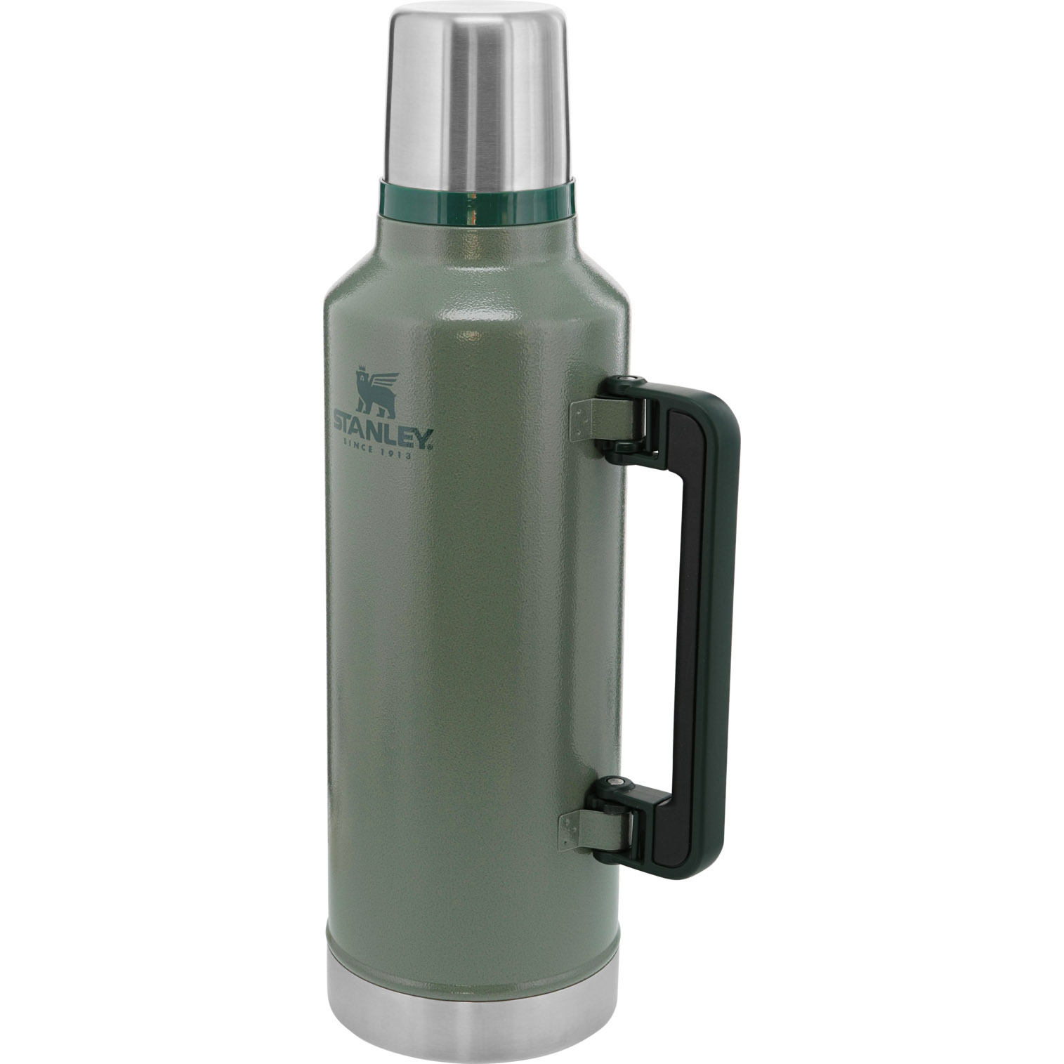 Stanley Classic Legendary Vacuum Insulated Bottle | 2.5 QT Hammertone Green | MSL214697