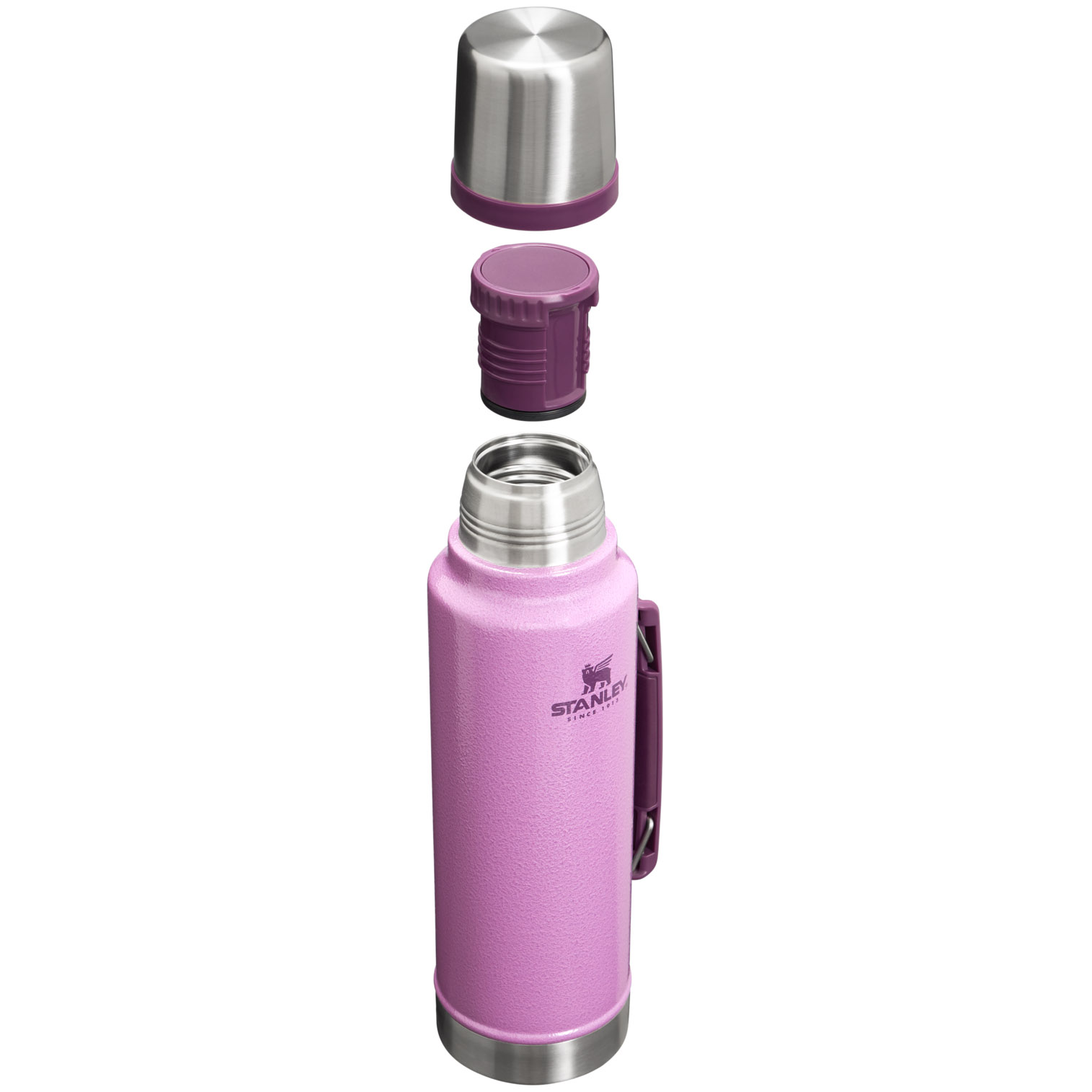 Stanley Classic Legendary Vacuum Insulated Bottle | 1.5 QT Hammertone Lilac | QZA453961