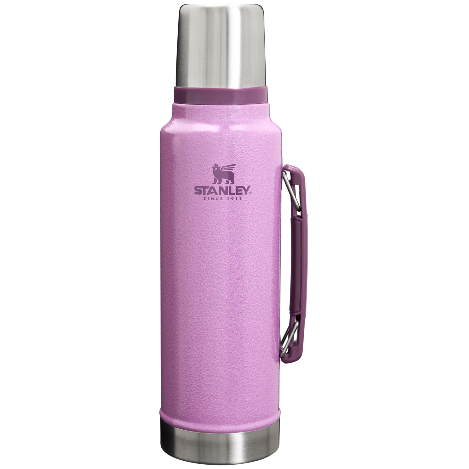 Stanley Classic Legendary Vacuum Insulated Bottle | 1.5 QT Hammertone Lilac | QZA453961