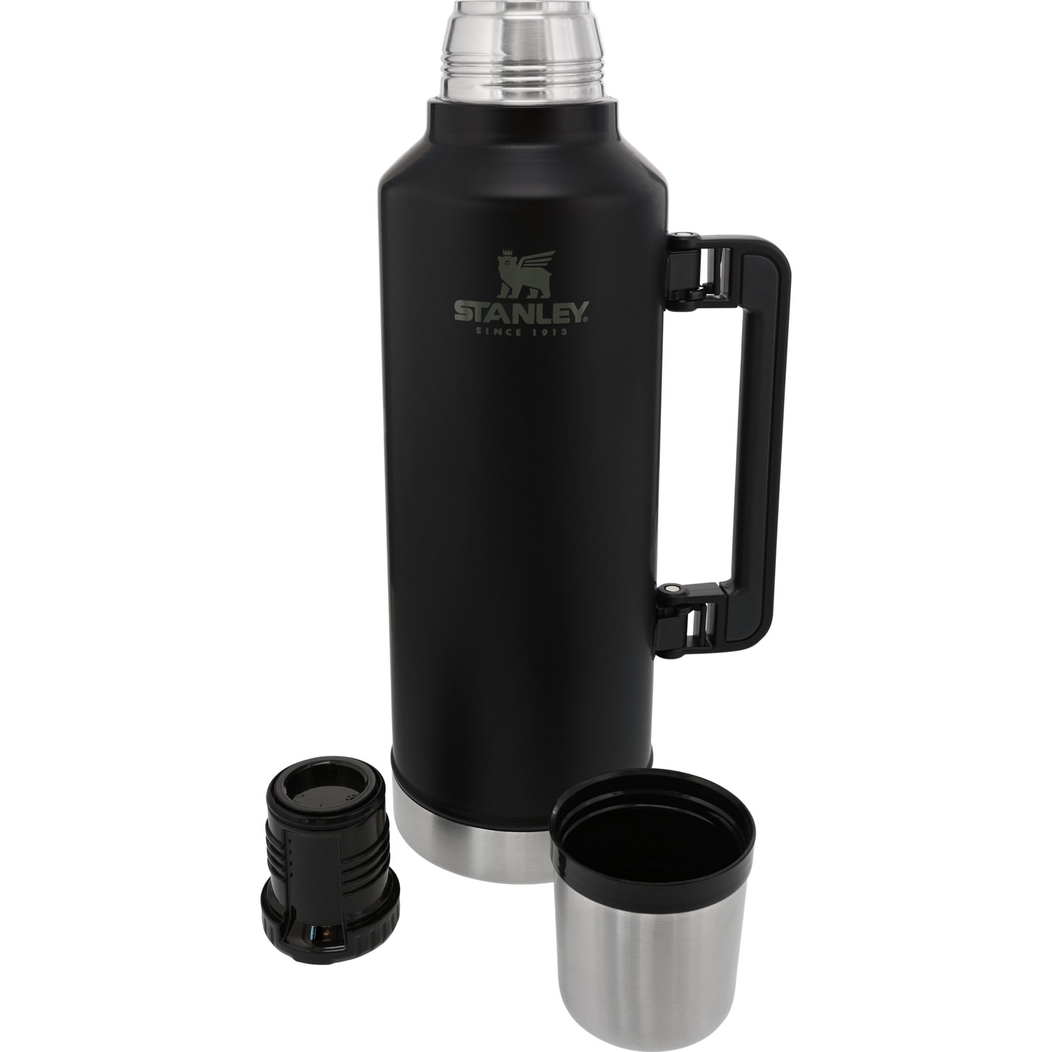 Stanley Classic Legendary Vacuum Insulated Bottle | 2.5 QT Matte Black | DMV461397