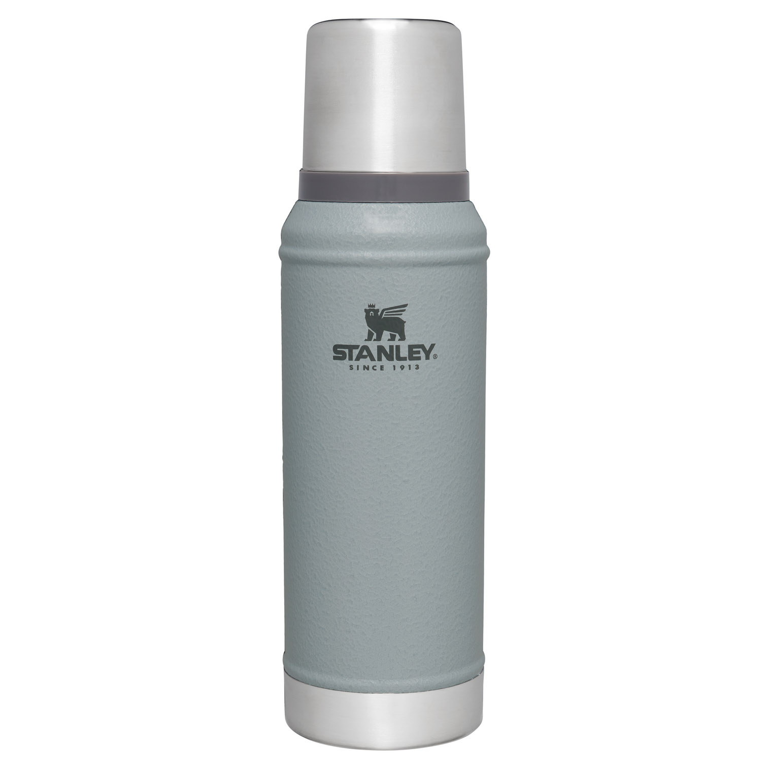 Stanley Classic Legendary Vacuum Insulated Bottle | 1.0 QT Hammertone Silver | TIC825704