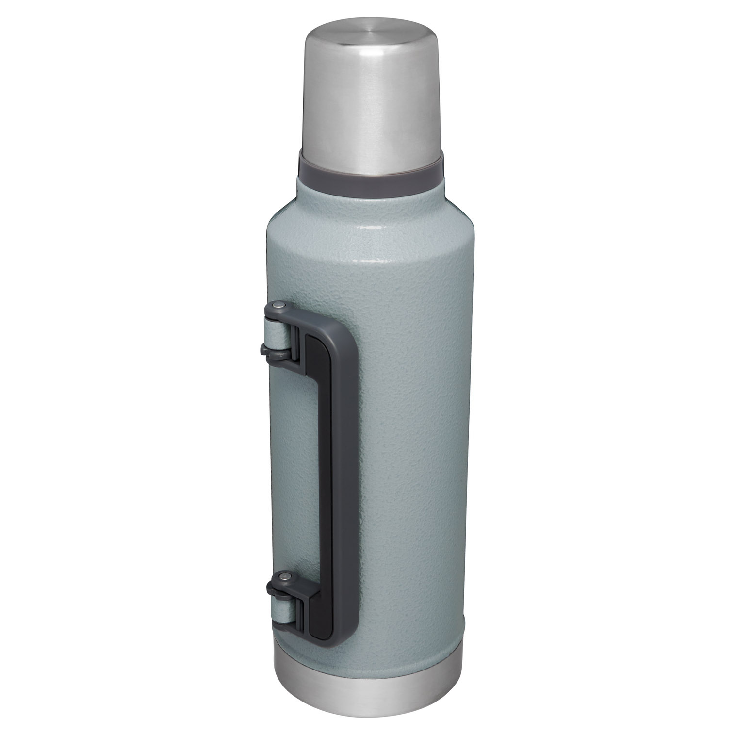 Stanley Classic Legendary Vacuum Insulated Bottle | 2 QT Hammertone Silver | GXI679420