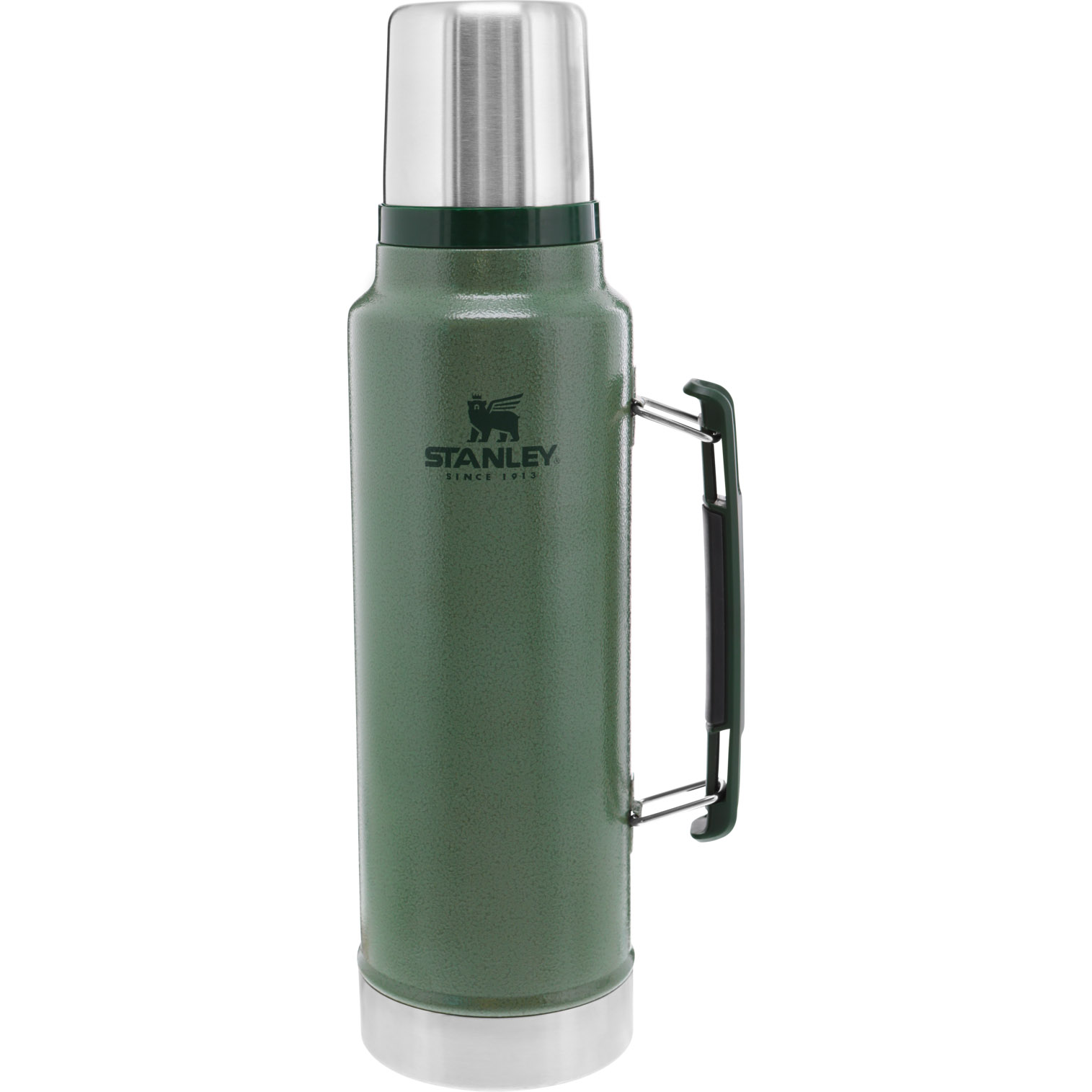 Stanley Classic Legendary Vacuum Insulated Bottle | 1.5 QT Hammertone Green | CFR601392