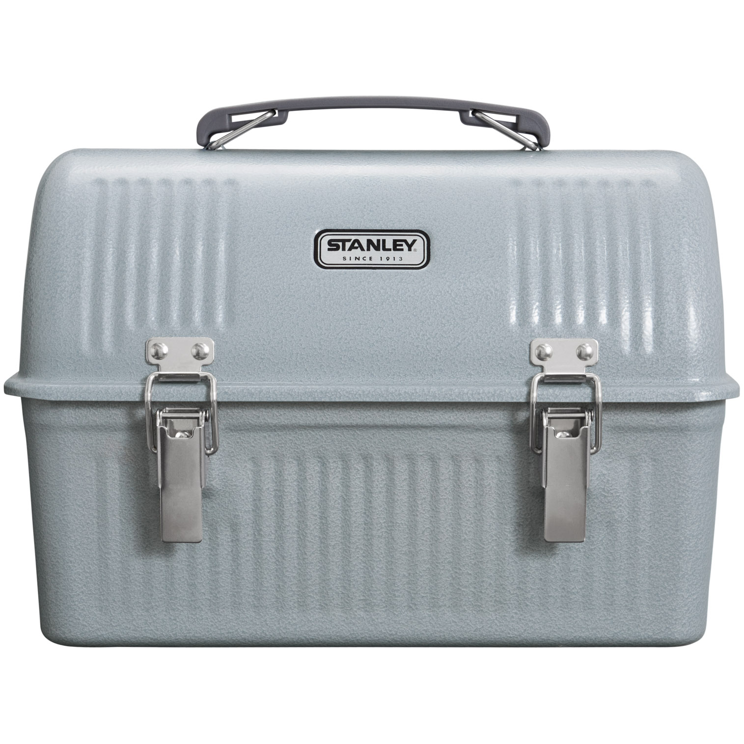 Stanley Classic Metal Lunch Box | 10 oz | Stainless Steel Hammertone Silver | IOS207539