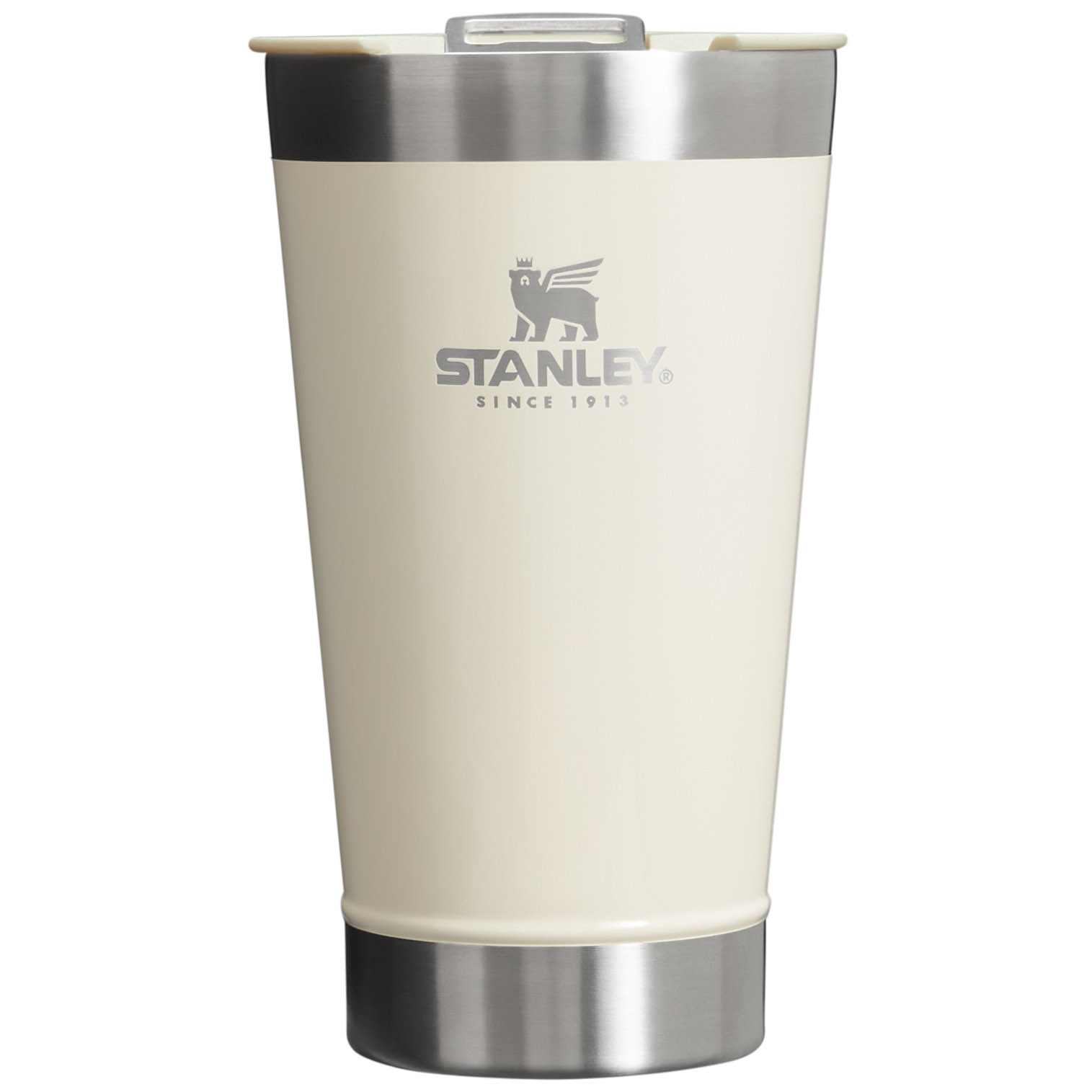 Stanley Classic Stay Chill Insulated Beer Pint | 16oz Tumbler Cream Gloss | KBW068549