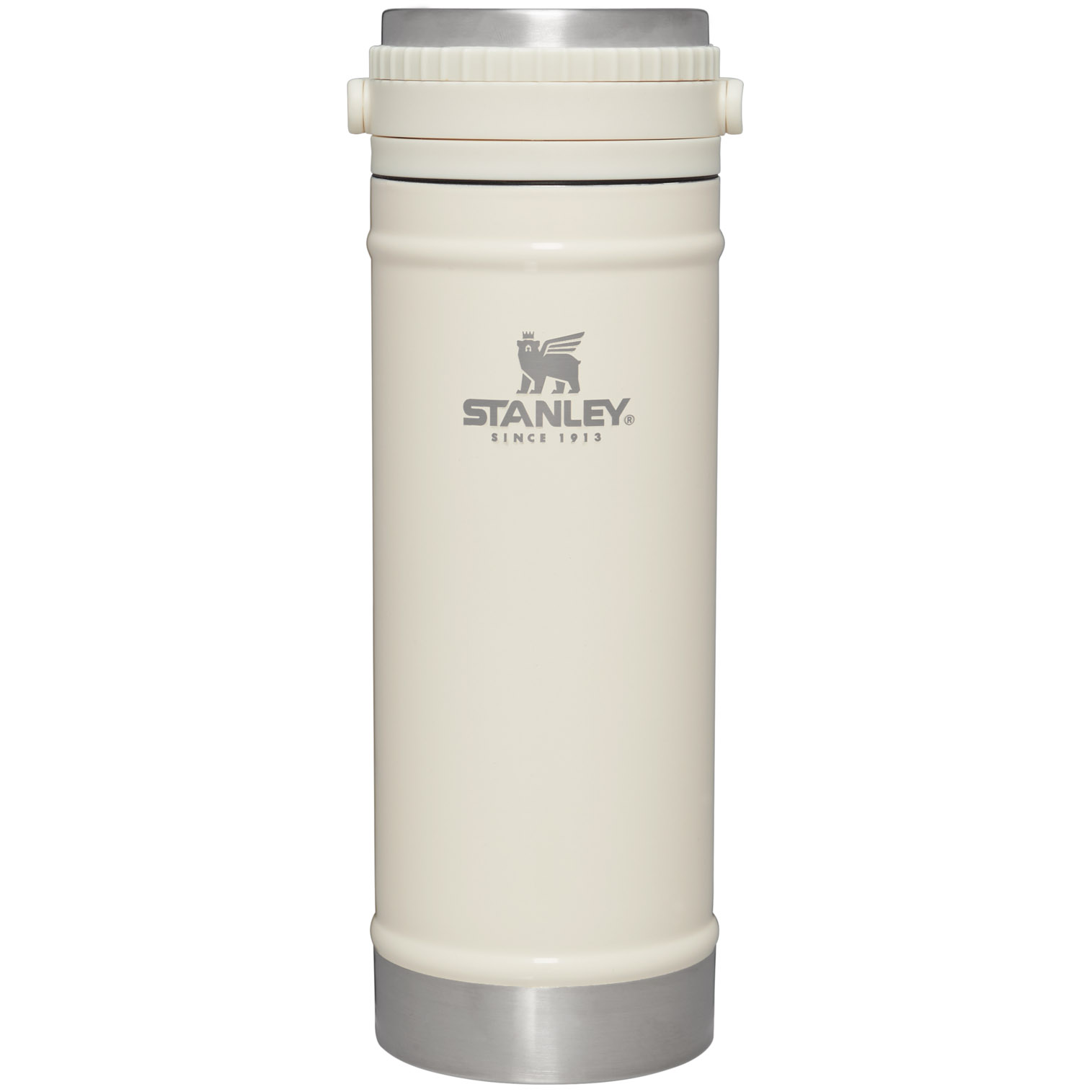 Stanley Coffee Mug w/ Integrated French Press | 16 oz Cream Gloss | QSR902465