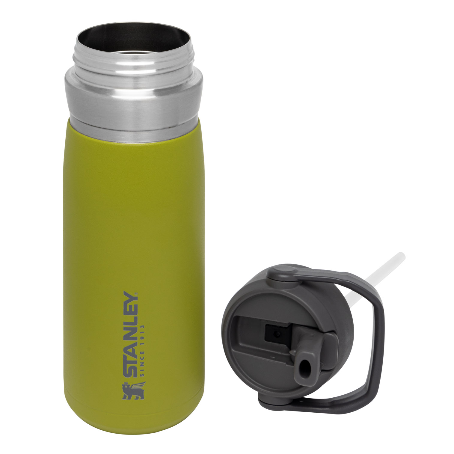 Stanley Go Flip Straw Water Bottle | 22 OZ | Insulated Bottle Aloe | ZYK645908