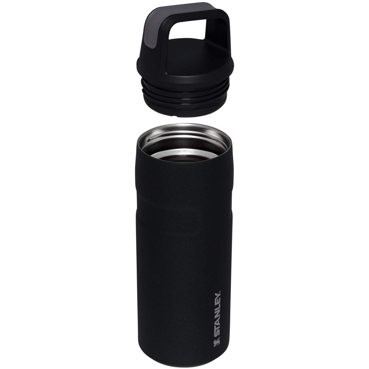 Stanley IceFlow™ Bottle with Cap and Carry+ Lid | 16 OZ Black Glimmer | WYR164972