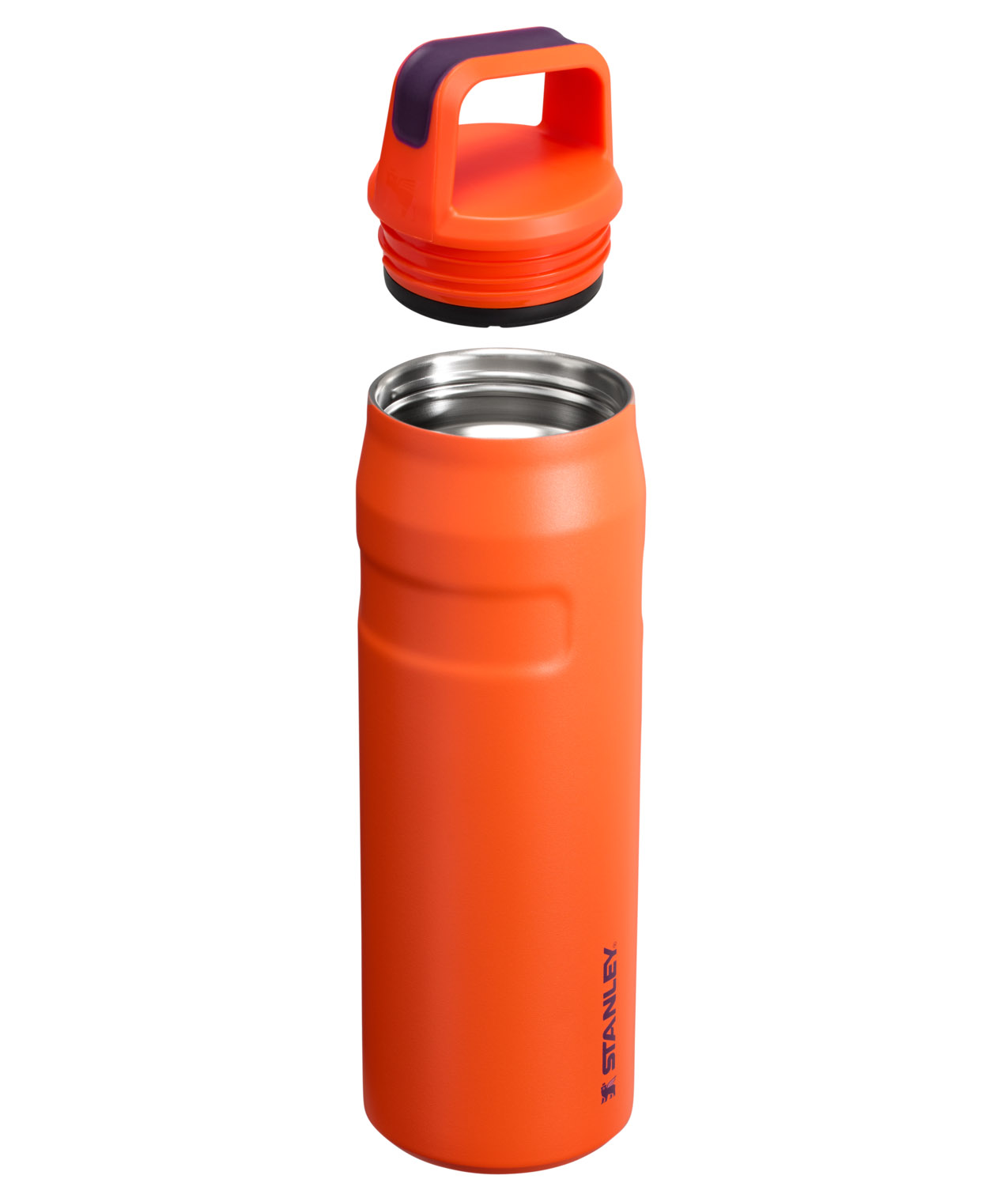 Stanley IceFlow™ Bottle with Cap and Carry+ Lid | 24 OZ Tigerlily Plum | UTZ710358