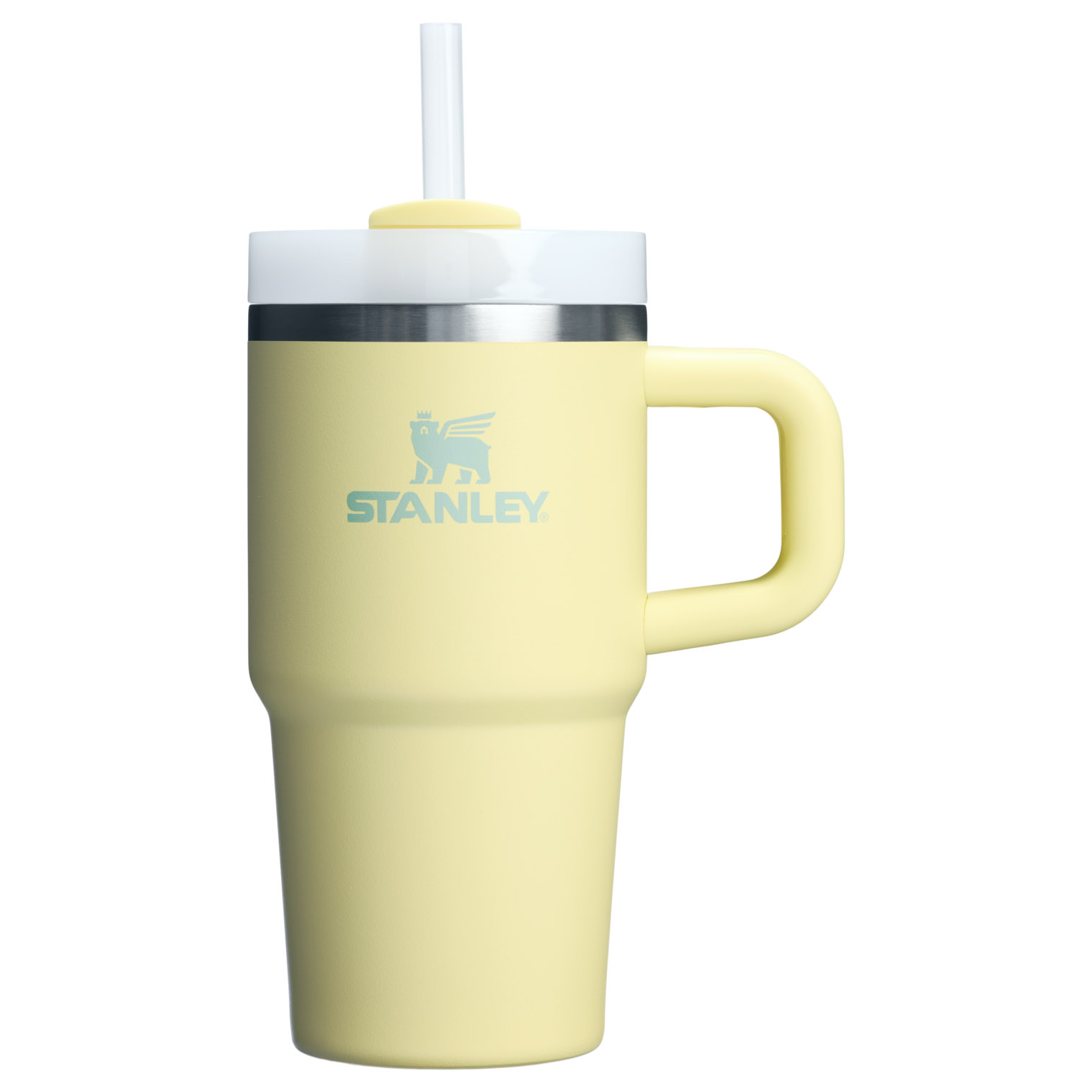 Stanley Quencher H2.0 Travel Tumbler With Handle & Straw | 20 OZ Pomelo | HFD710298