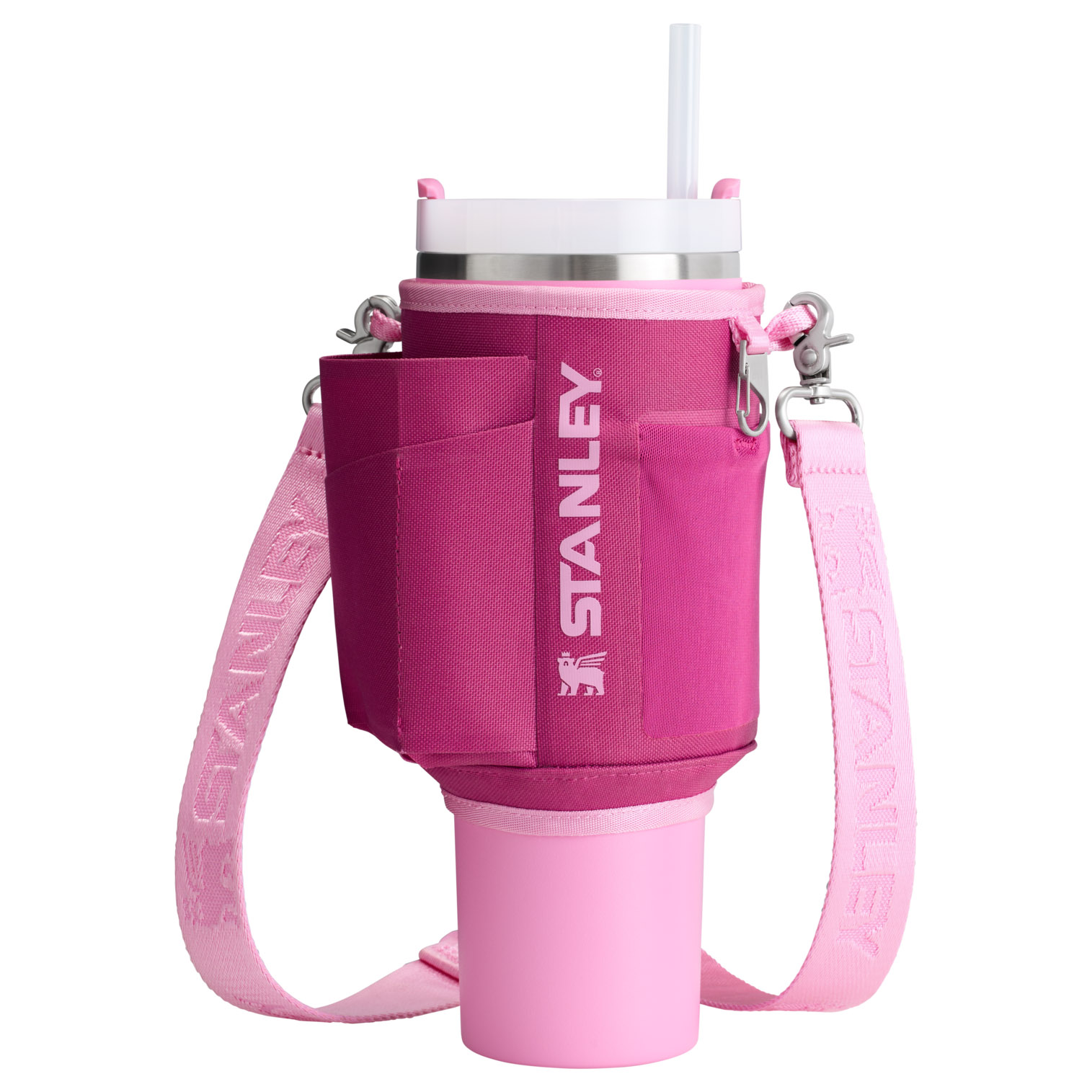 Stanley The All Day 40 OZ Quencher Carry-All Fuchsia | SQV247618