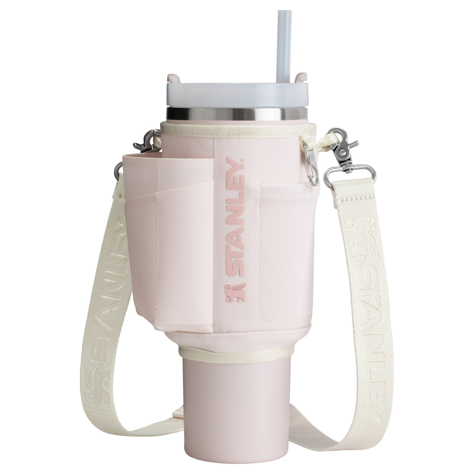 Stanley The All Day 40 OZ Quencher Carry-All Rose Quartz | LXV481756