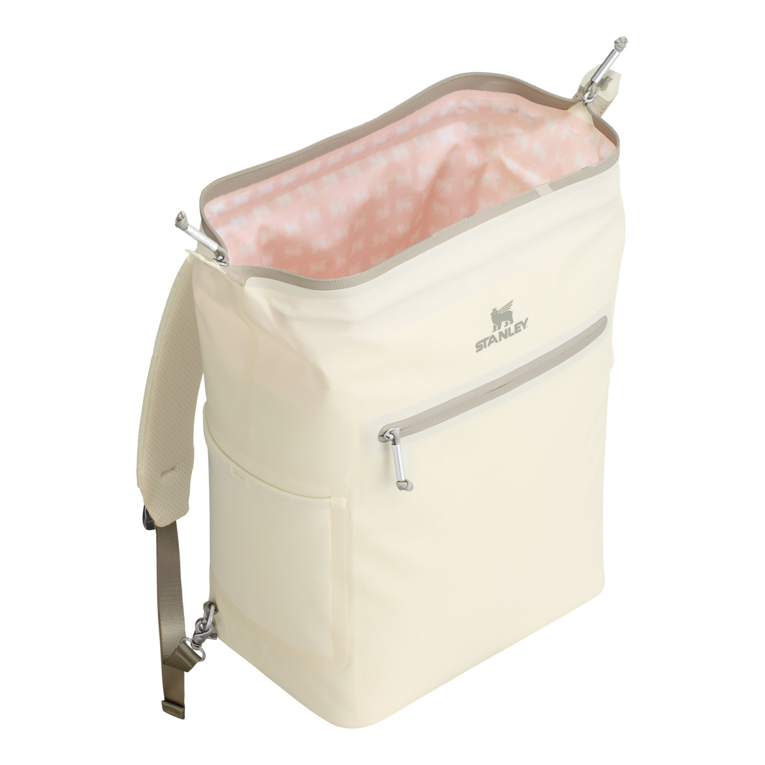 Stanley The All Day Madeleine Midi Cooler Backpack | 20 Can | 14.8 QT | 14.0 L Cream | RHW932154