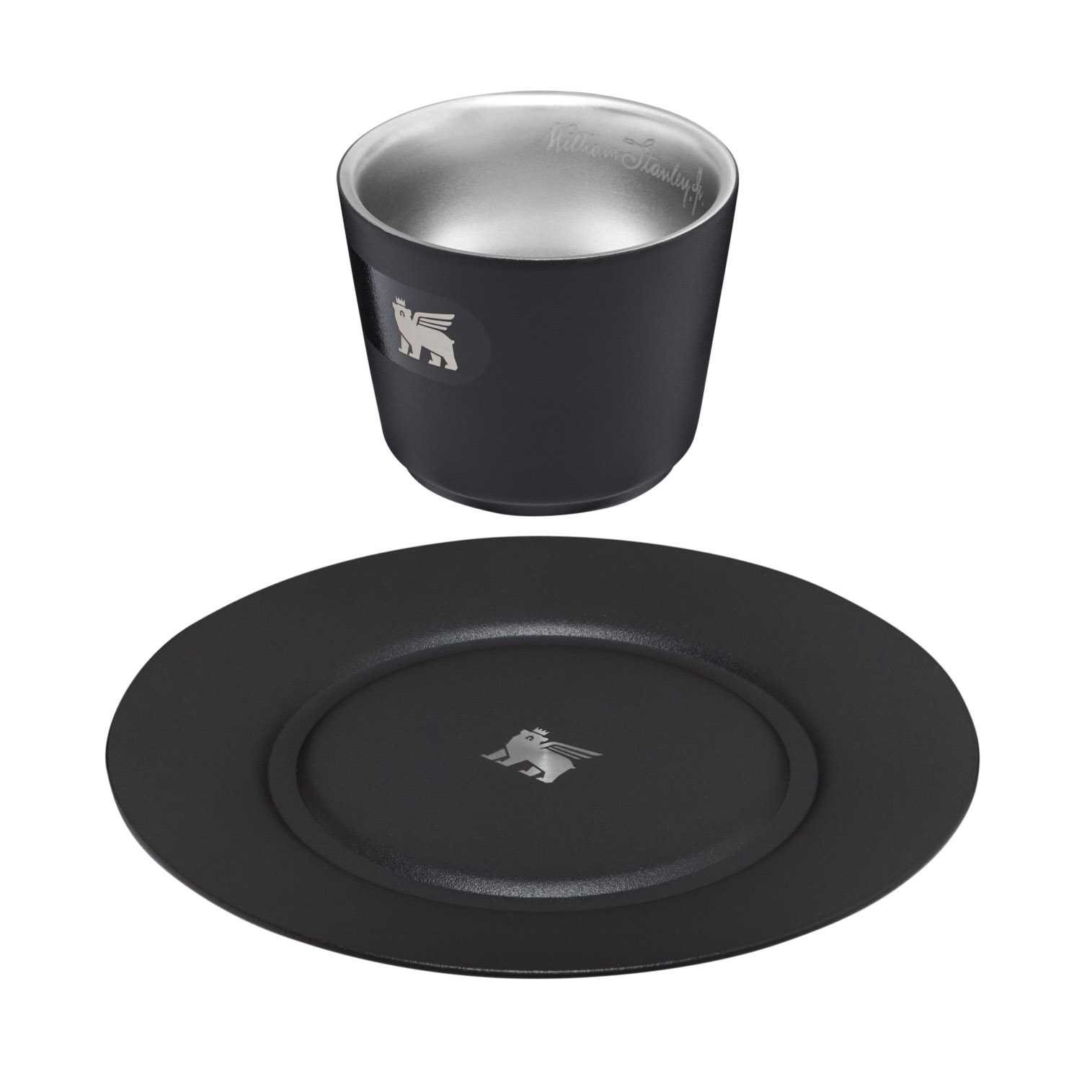 Stanley The DayBreak Demitasse Cup & Saucer | 2.2 OZ Espresso Cup Foundry Black | IXC038245