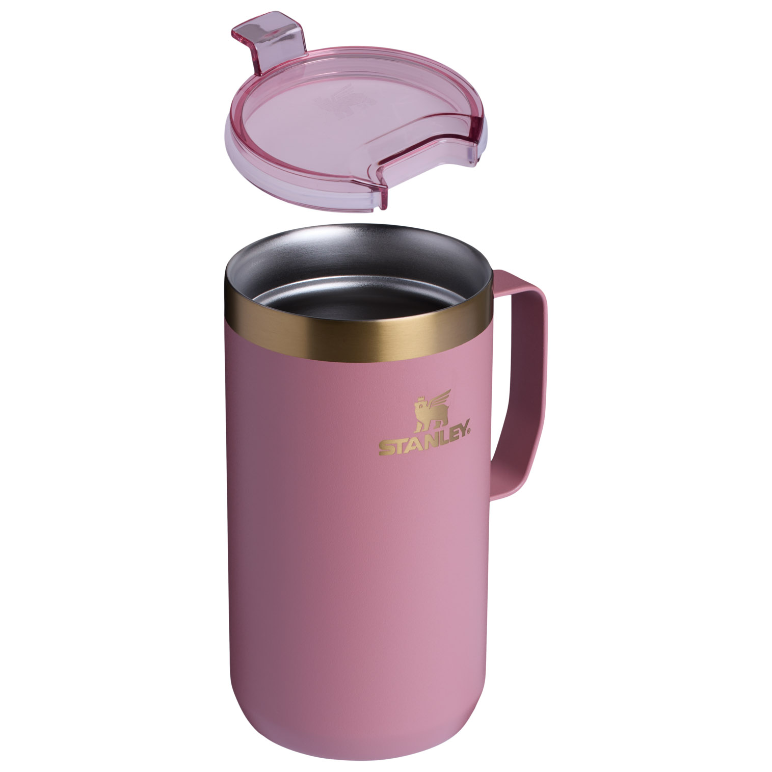 Stanley The Fall Refresh Stay Hot Camp Mug | 24 OZ - Stanley Create Antique Pink | KQP873594