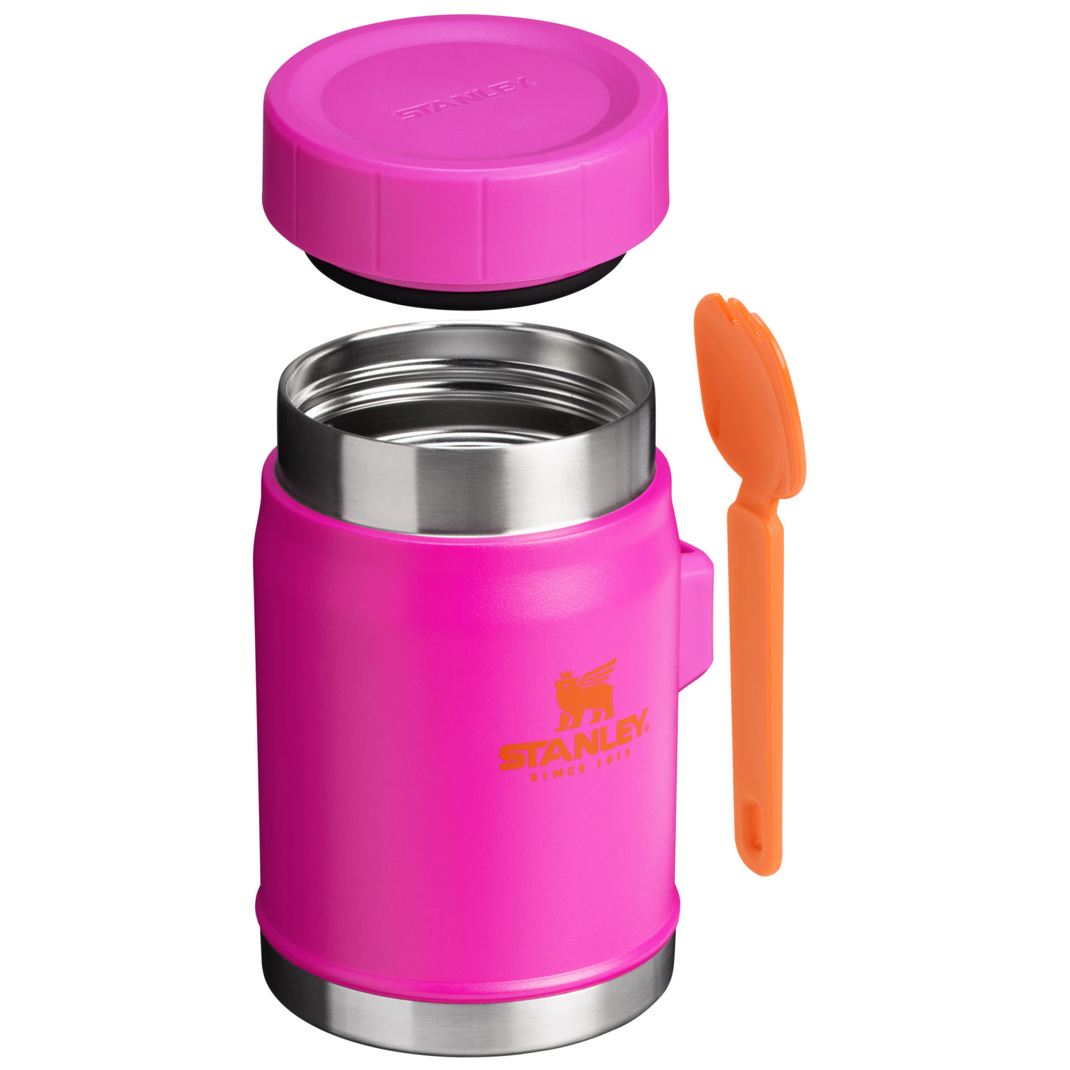 Stanley The Heat Wave Classic Legendary Food Jar + Spork | 14 OZ Vivid Violet | RZC569783