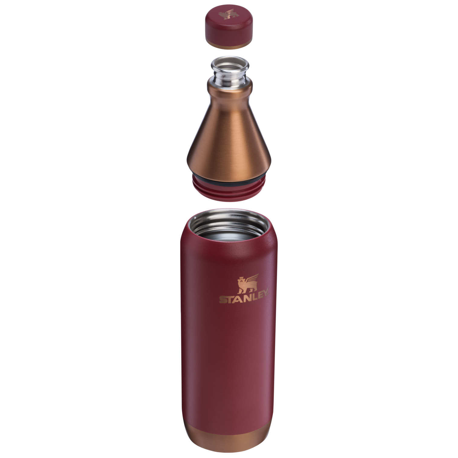 Stanley The Holiday All Day Slim Bottle | 20 OZ Gilded Pomegranate | AIU693102