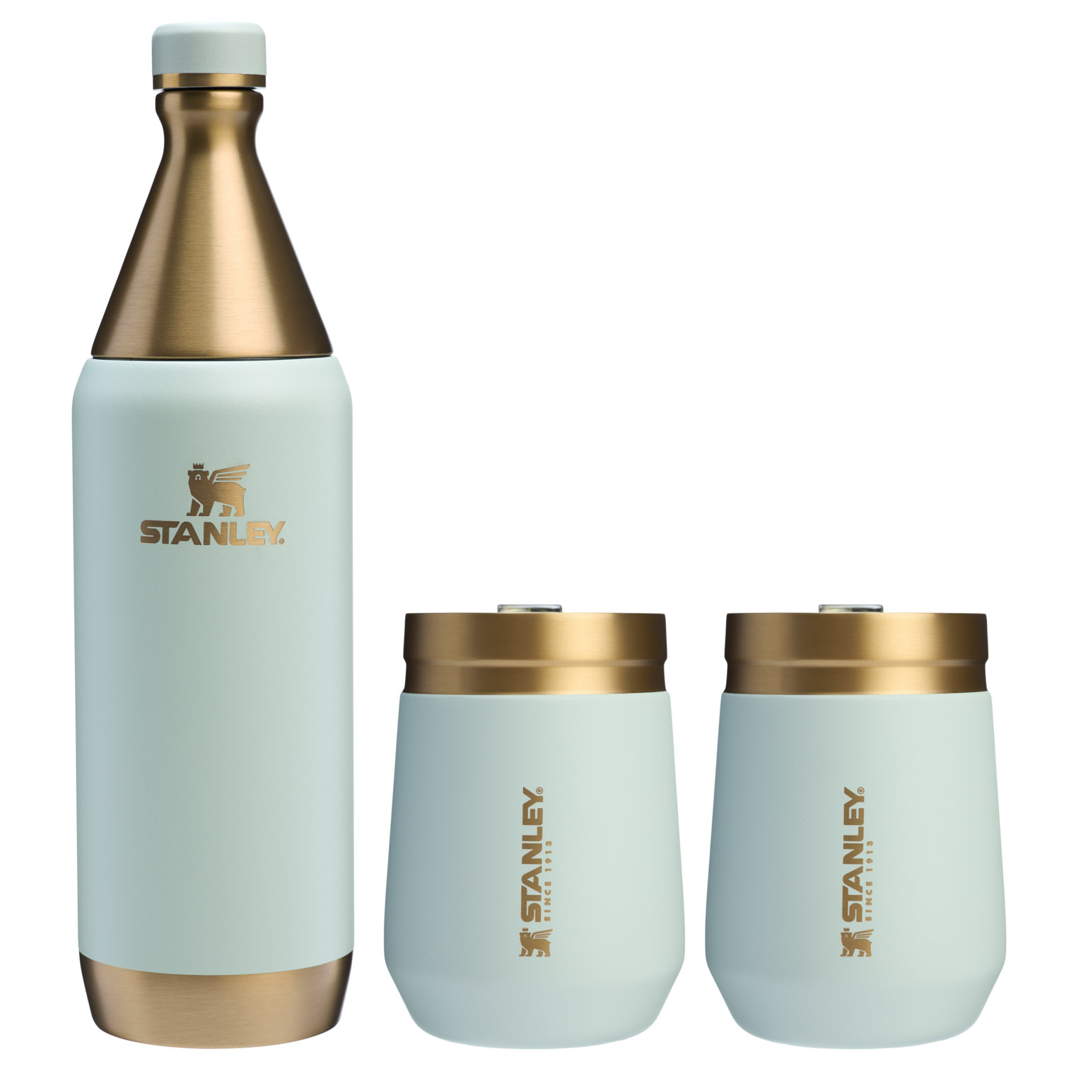 Stanley The Holiday All Day Wine Set | 34 OZ & 10 OZ Gilded Celadon | HQK763192