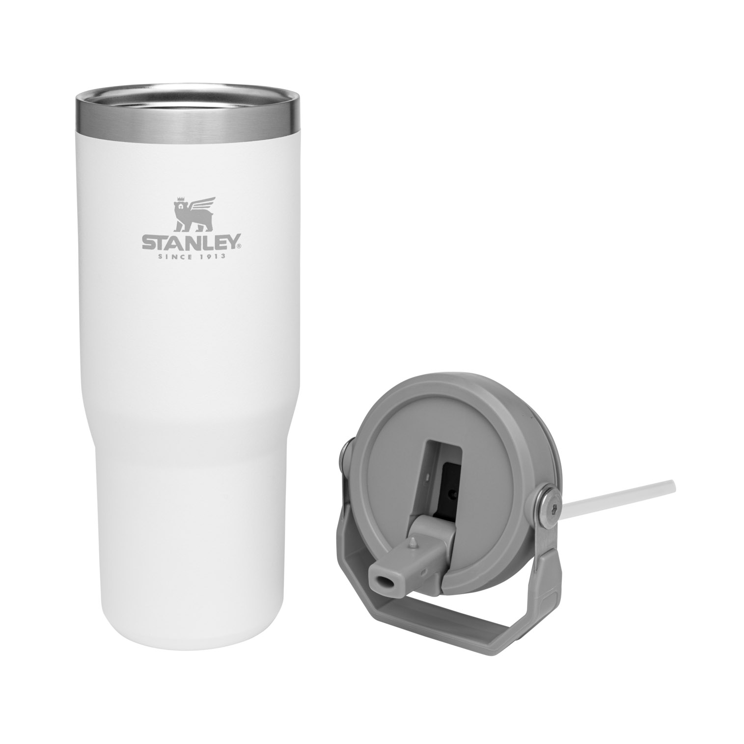 Stanley The IceFlow Flip Straw Tumbler | 30 OZ | Insulated Water Polar | BXH730248