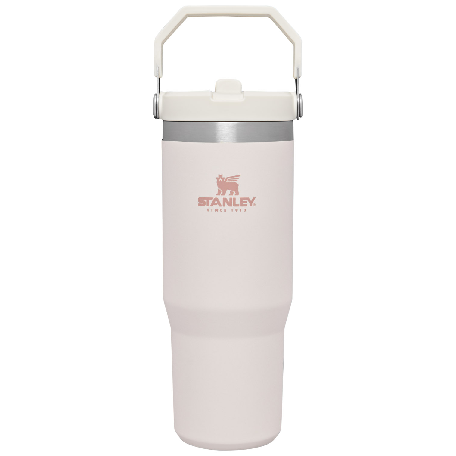 Stanley The IceFlow Flip Straw Tumbler | 30 OZ | Insulated Water Rose Quartz | FOQ013689