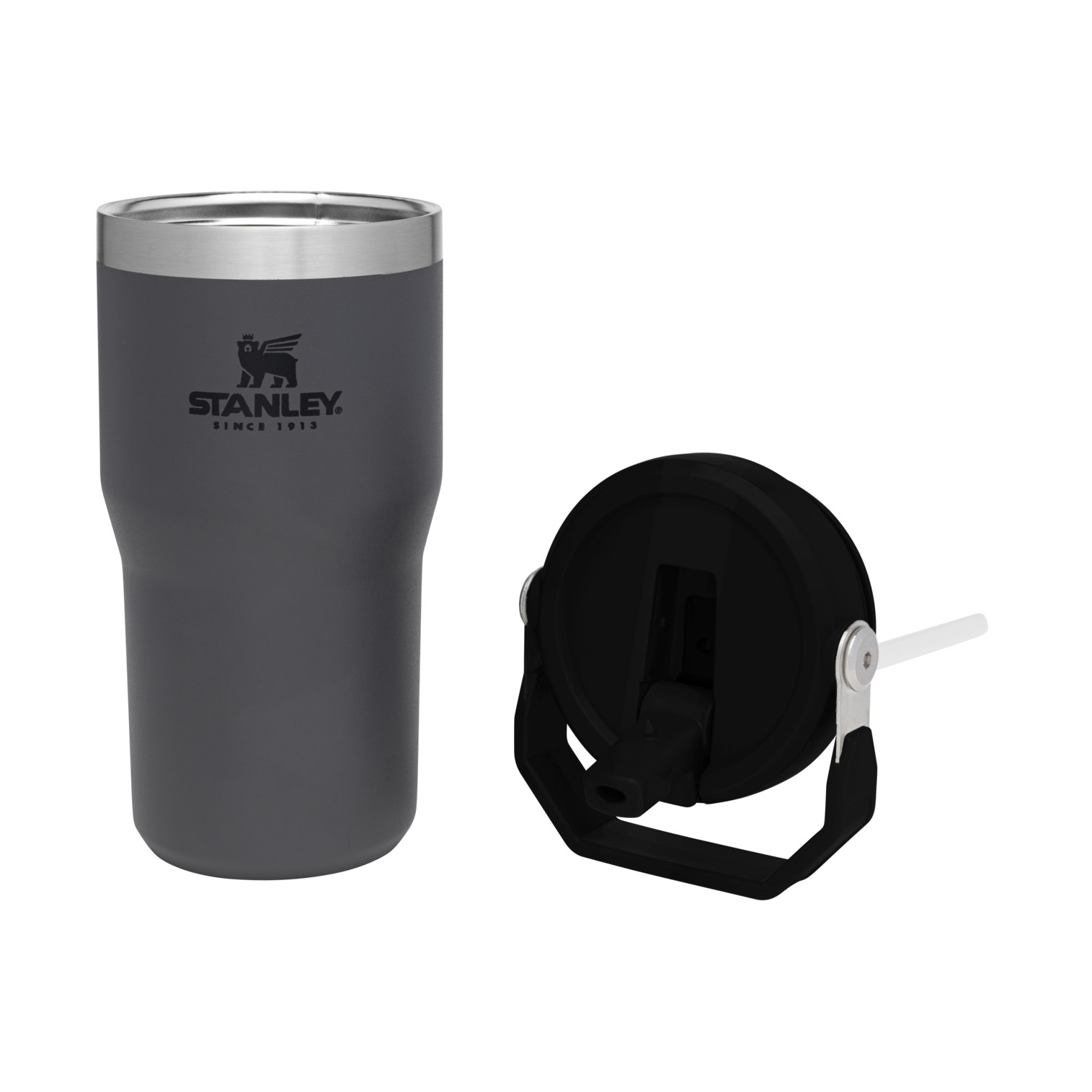 Stanley The IceFlow Flip Straw Tumbler | 20 OZ | Insulated Water Tumbler | Sta Charcoal | TAF289067