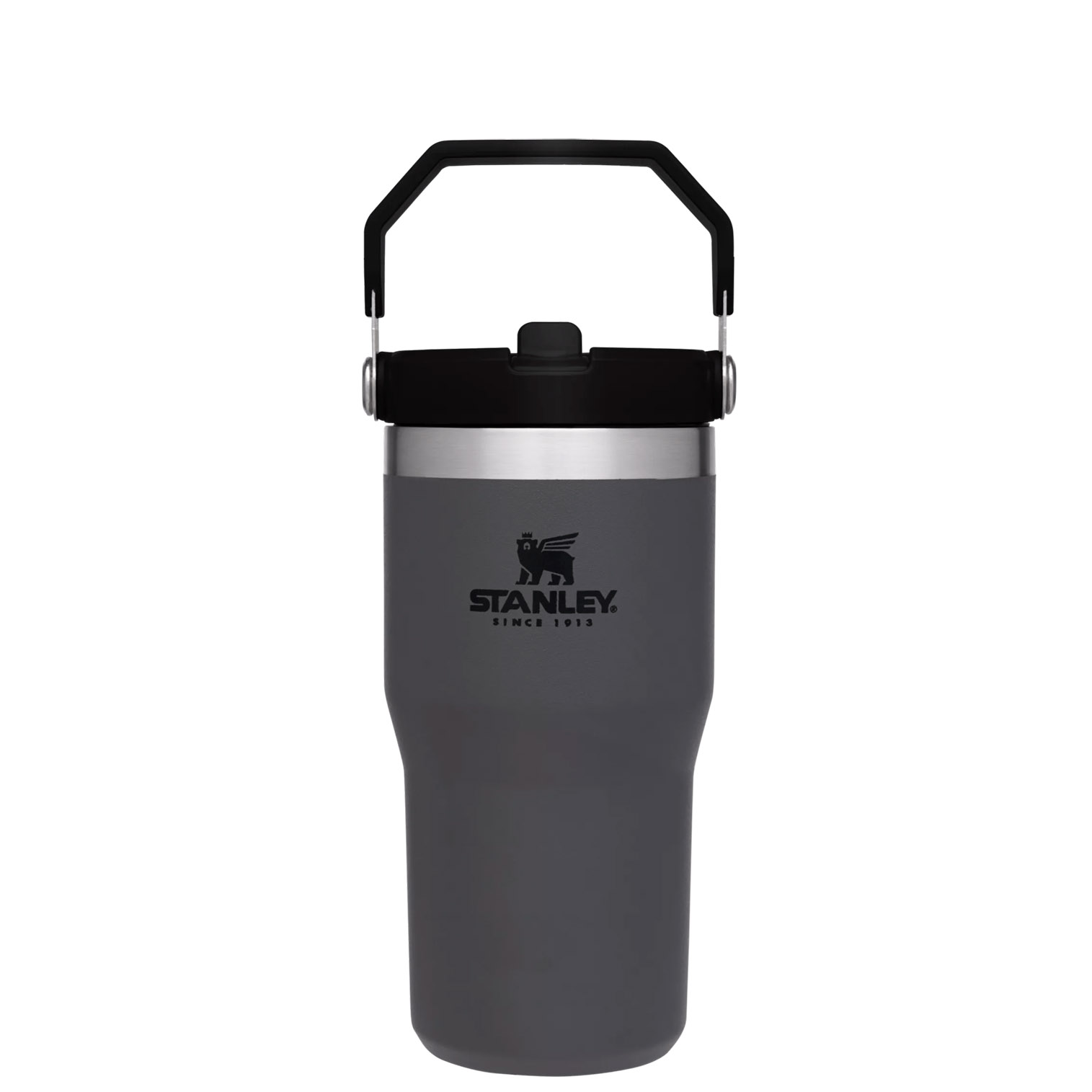 Stanley The IceFlow Flip Straw Tumbler | 20 OZ | Insulated Water Tumbler | Sta Charcoal | TAF289067