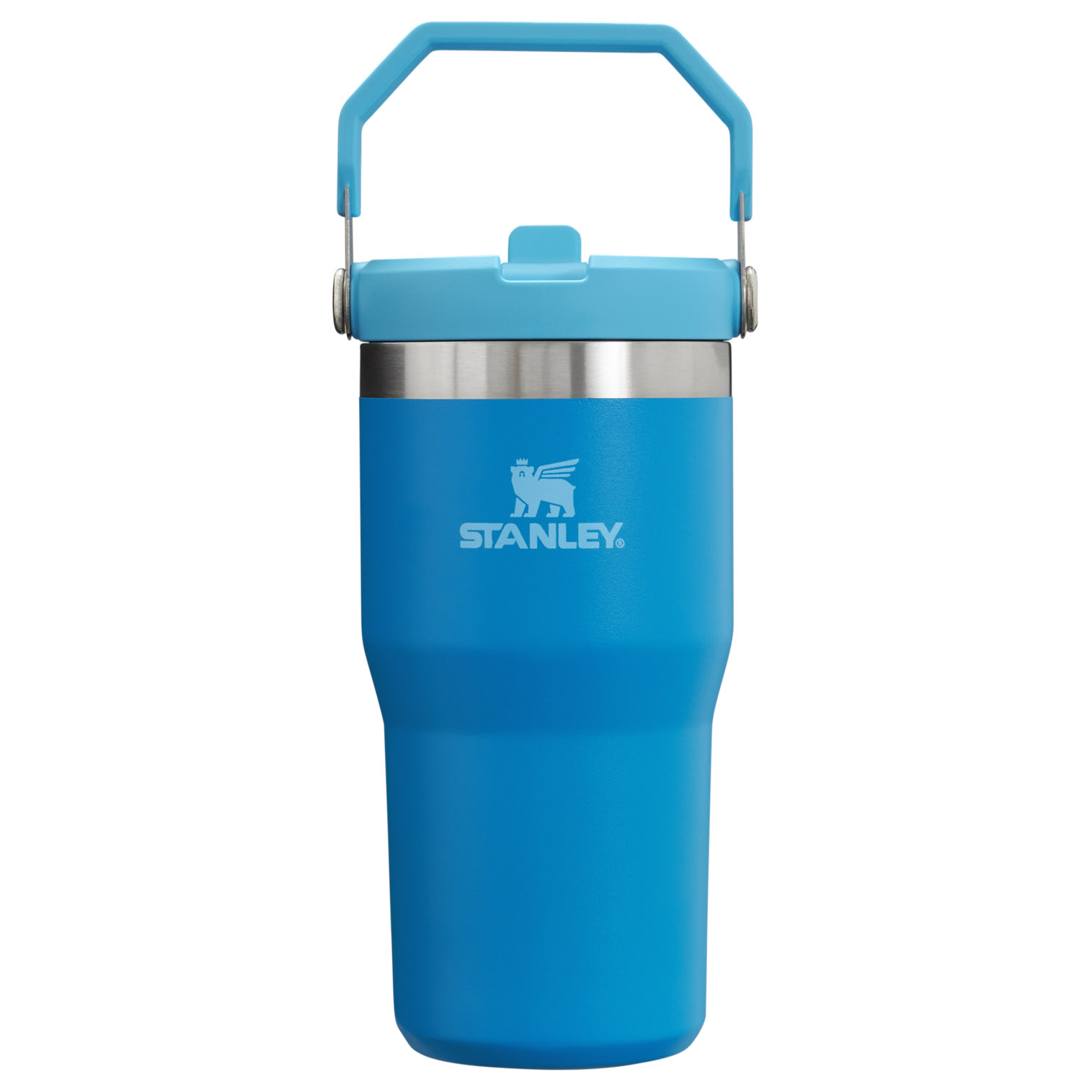 Stanley The IceFlow Flip Straw Tumbler | 20 OZ | Insulated Water Bottle Azure | KVM265938