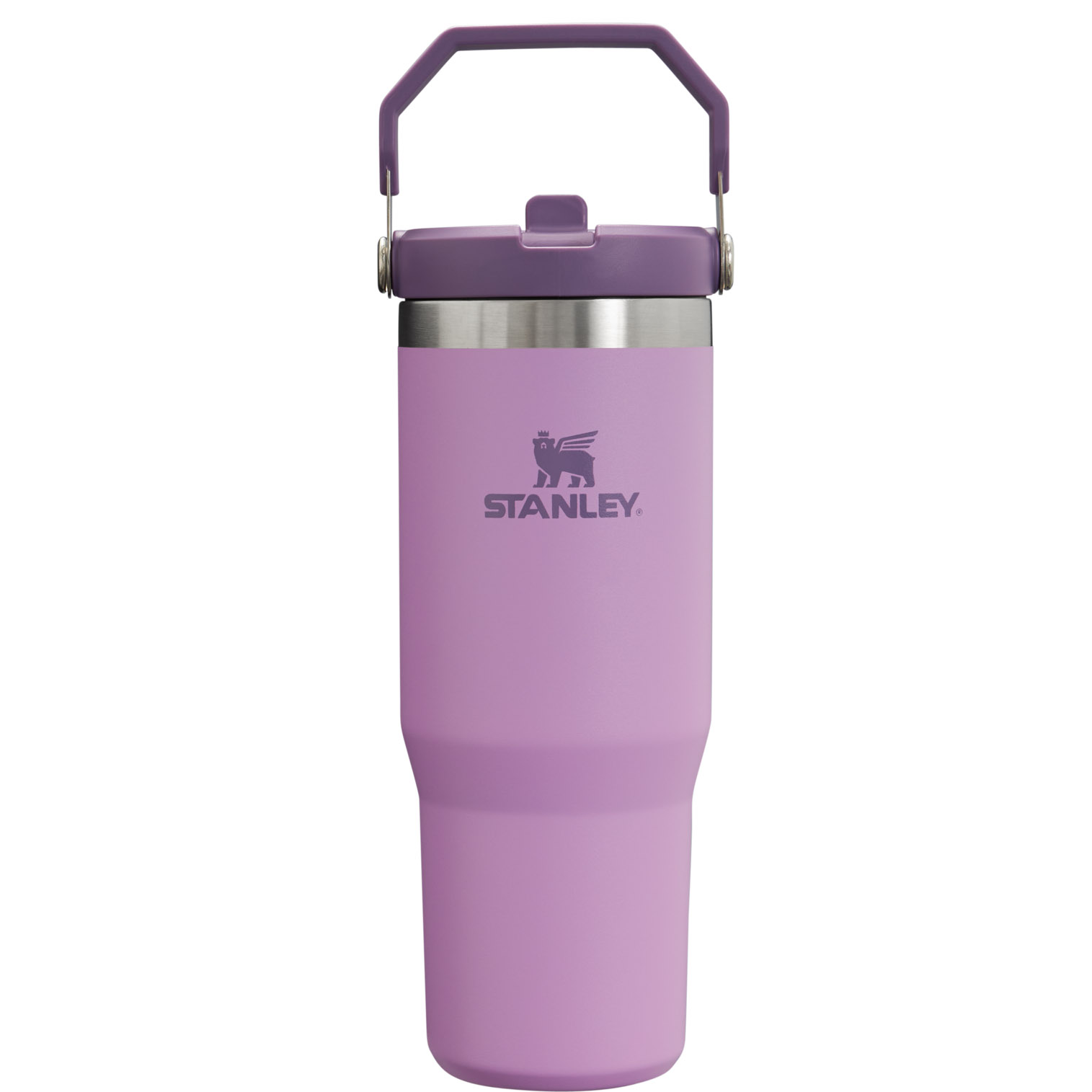 Stanley The IceFlow Flip Straw Tumbler | 30 OZ | Insulated Water Lilac | XUY283075