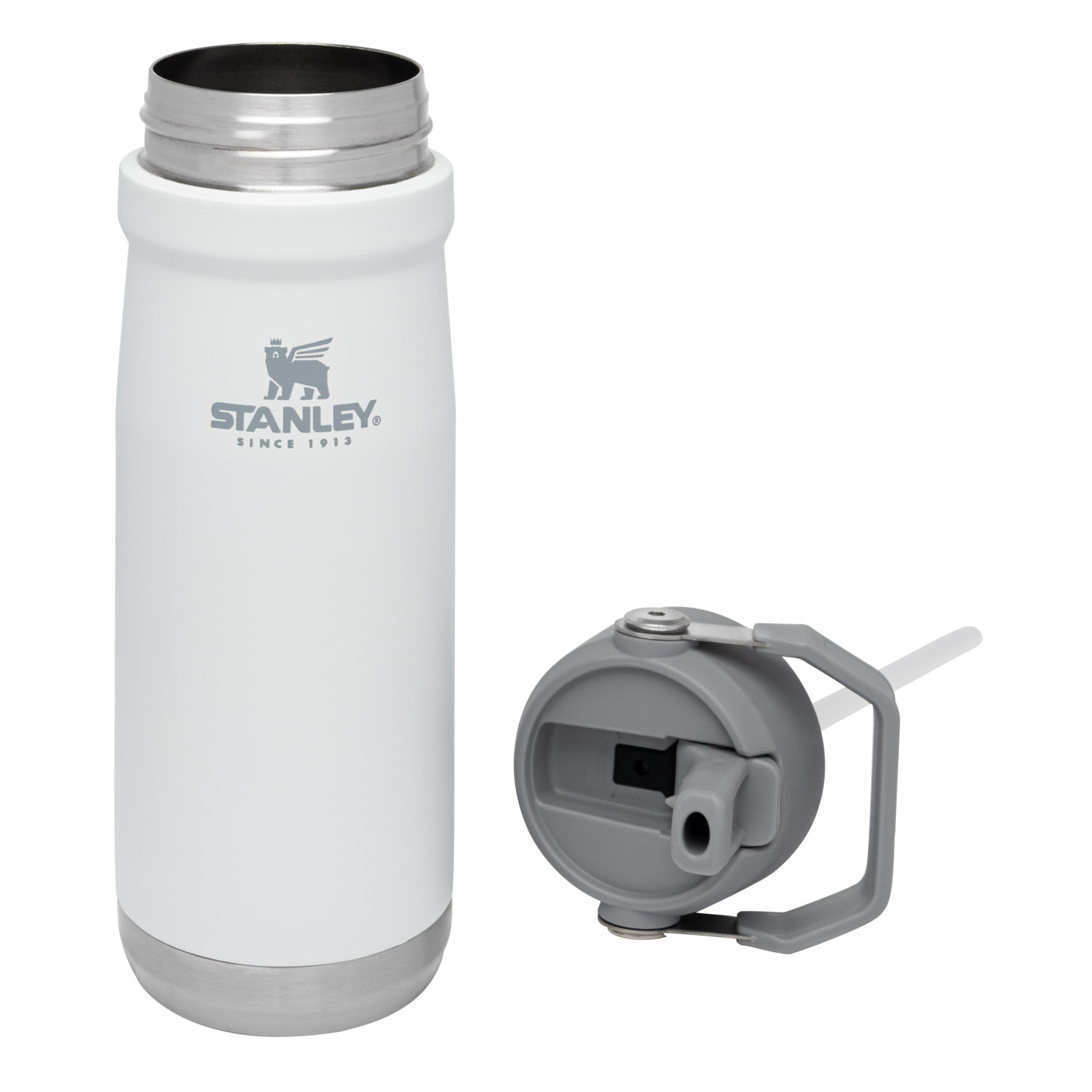 Stanley The IceFlow Flip Straw Water Bottle | 22 OZ | Insulated Bottle | Stanl Polar | OPX064127