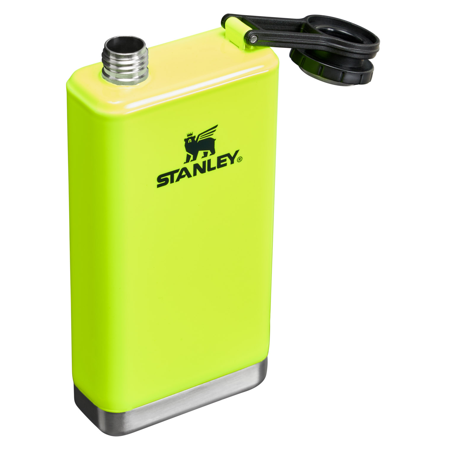 Stanley The Neon Adventure Pre-Party Flask | 8 OZ Neon Yellow | BWD501438