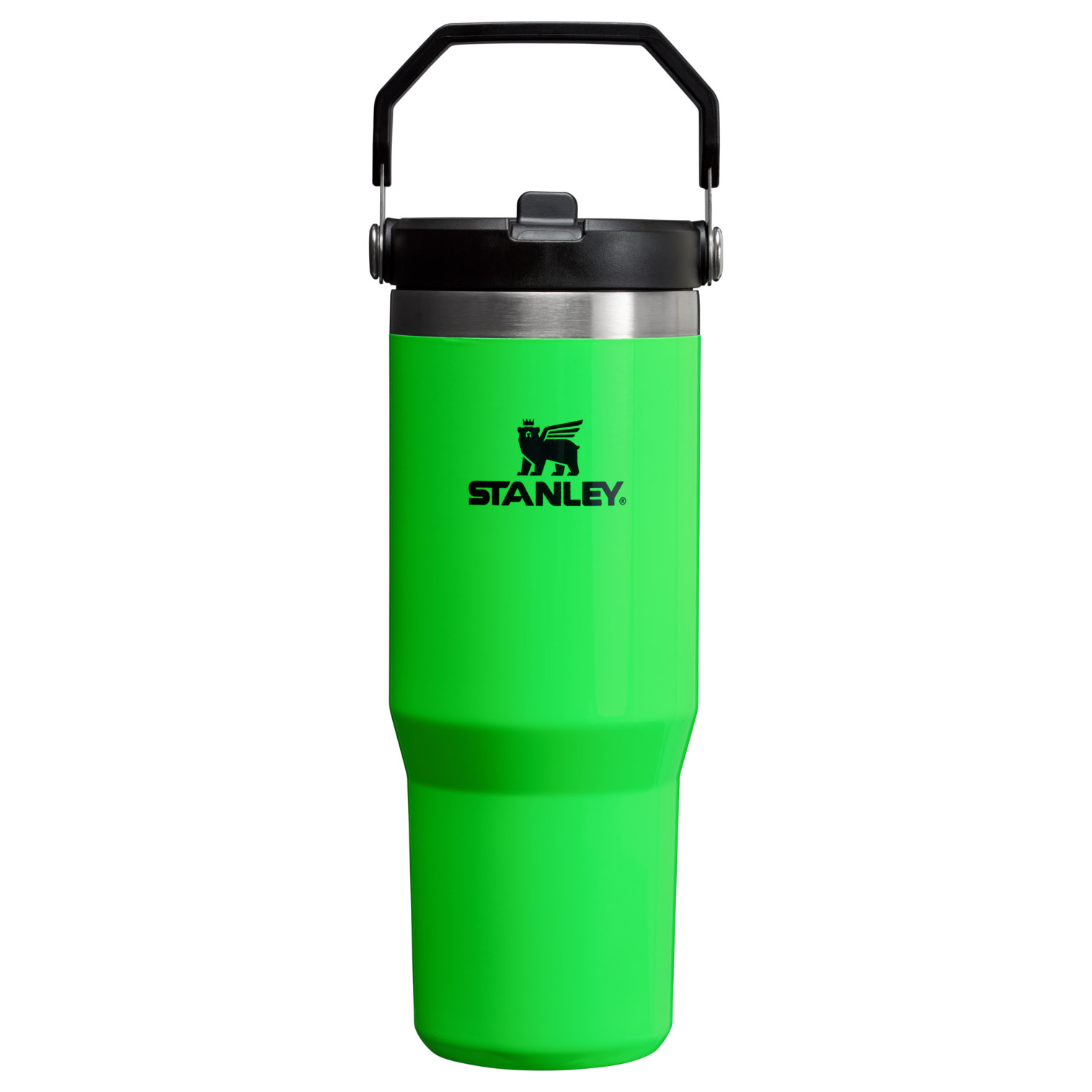 Stanley The Neon IceFlow™ Flip Straw Tumbler | 30 OZ Neon Green | UXH158962