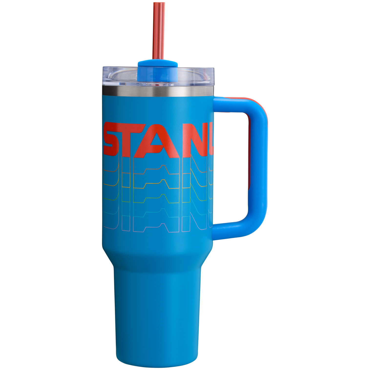 Stanley The Reverb Quencher H2.0 FlowState™ Tumbler | 40 oz Azure Reverb | MFQ014723