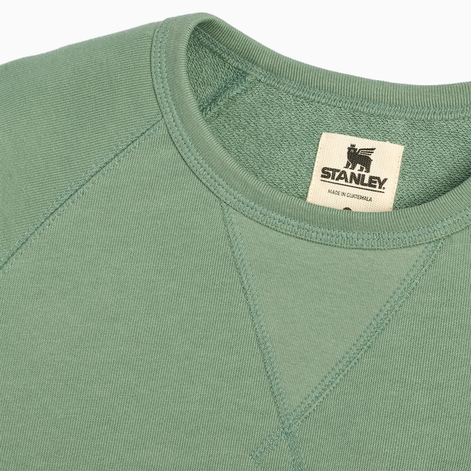 Stanley The Stanley Signature Crew Sweatshirt Stanley Green | LDA907281