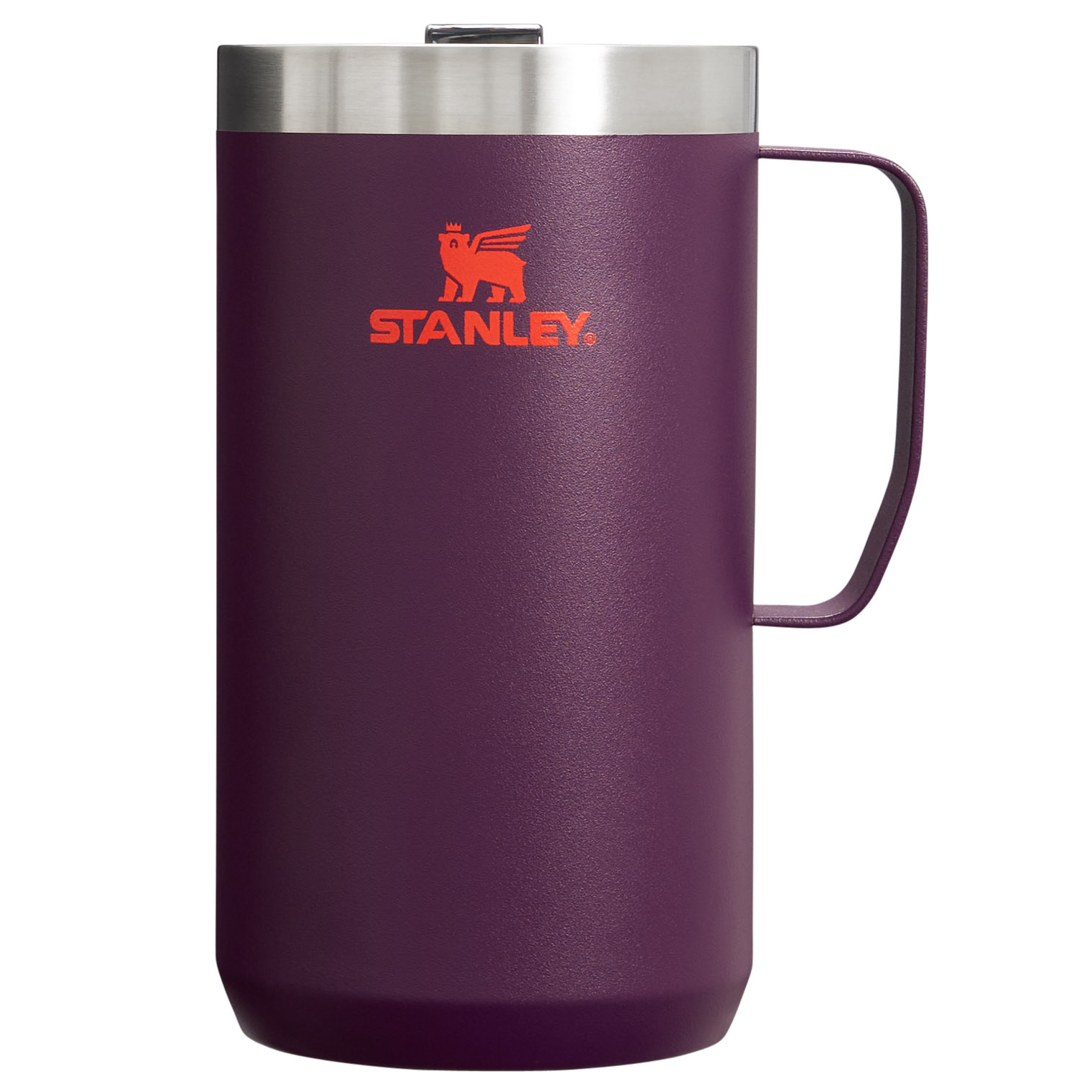 Stanley The Stay-Hot Camp Mug | 24 OZ Plum | PEF820413