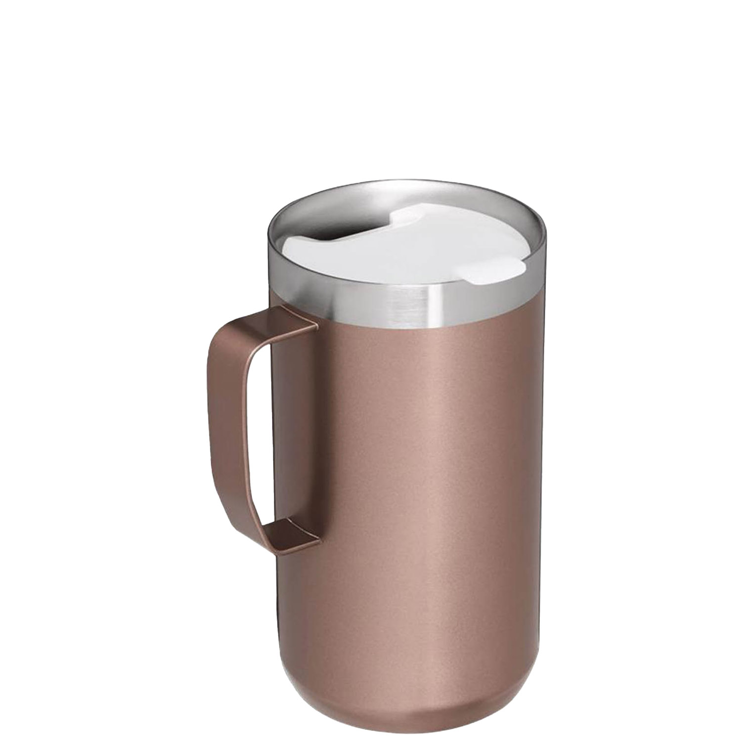 Stanley The Stay-Hot Camp Mug | 24 OZ Rose Quartz Glow | XBW549783