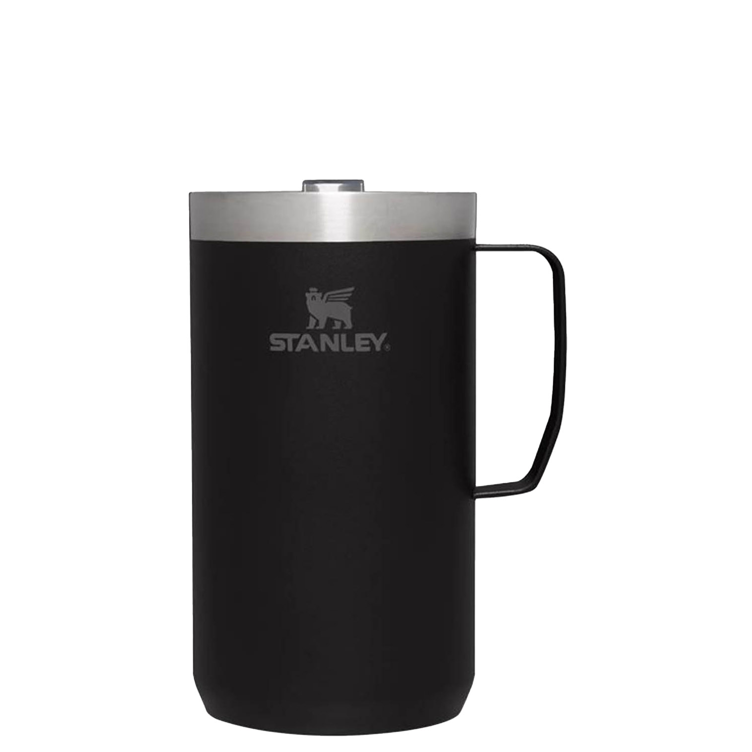 Stanley The Stay-Hot Camp Mug | 24 OZ - Stanley Create Matte Black | XUJ109345