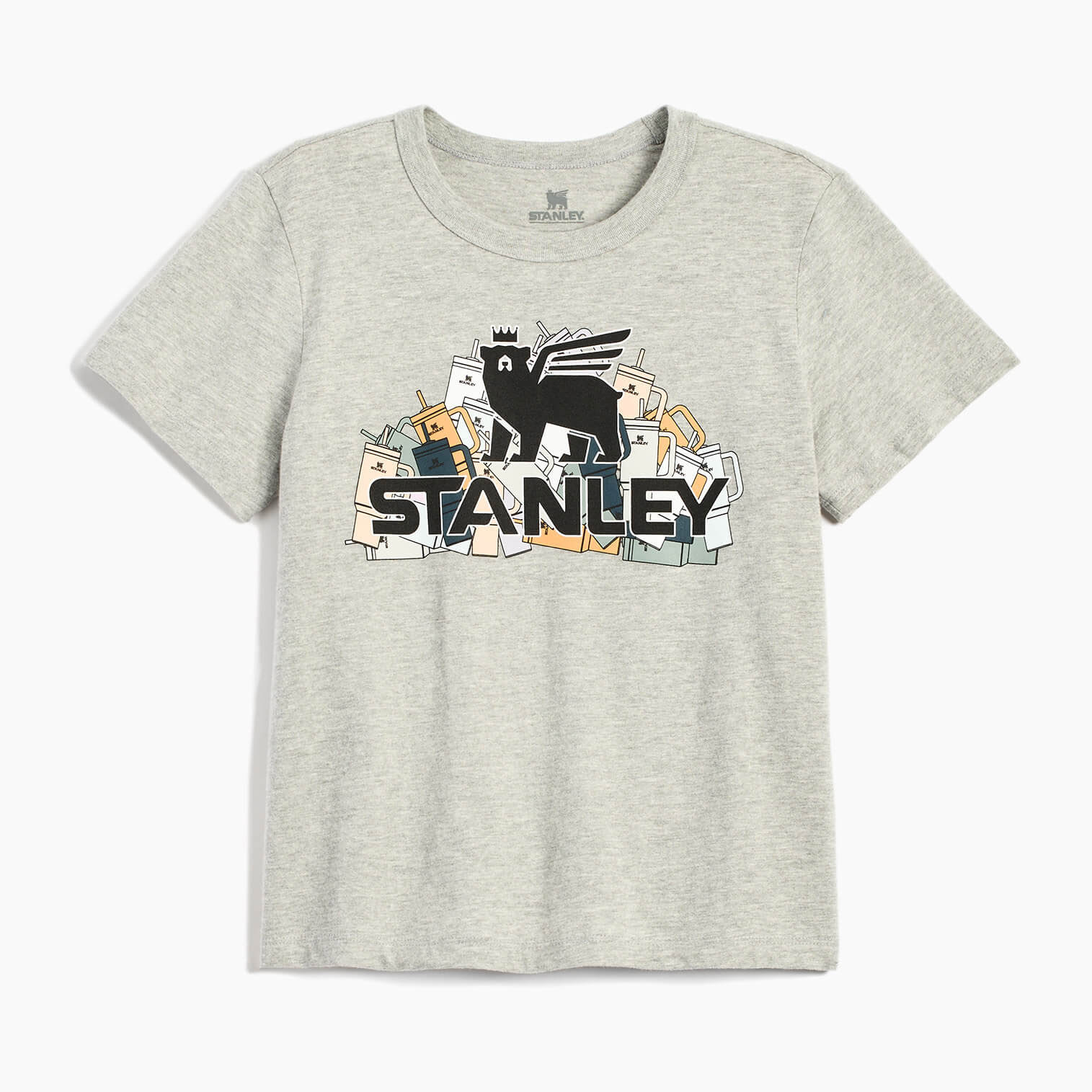 Stanley The Thirsty Women\'s Boxy Tee Grey Heather | INV538049